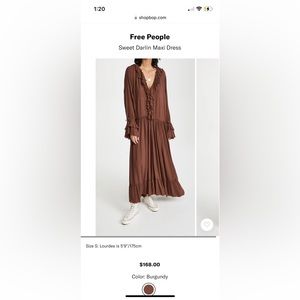 Free People Sweet Darlin Dress!